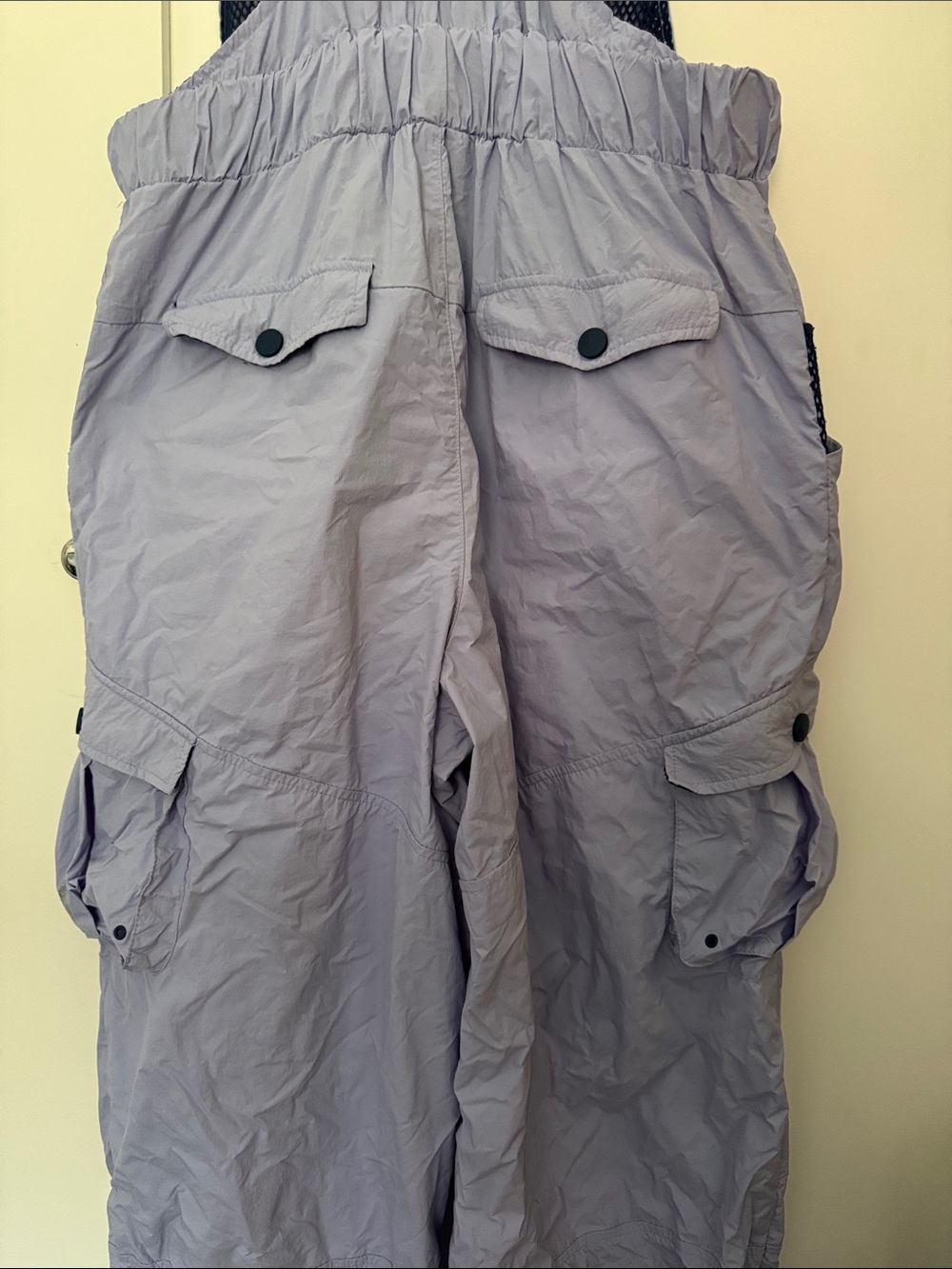 FP Movement by Free People Lilac Overalls with Navy Straps - Picture 10 of 11